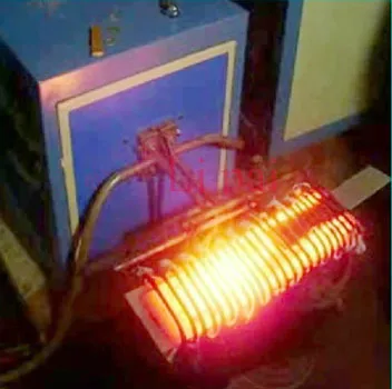 高频猎豹加速器对钢板进行透热热处理